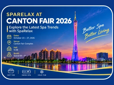 SpaRelax Di Canton Fair 2026, Stand 9.0B09-11, Guangzhou
